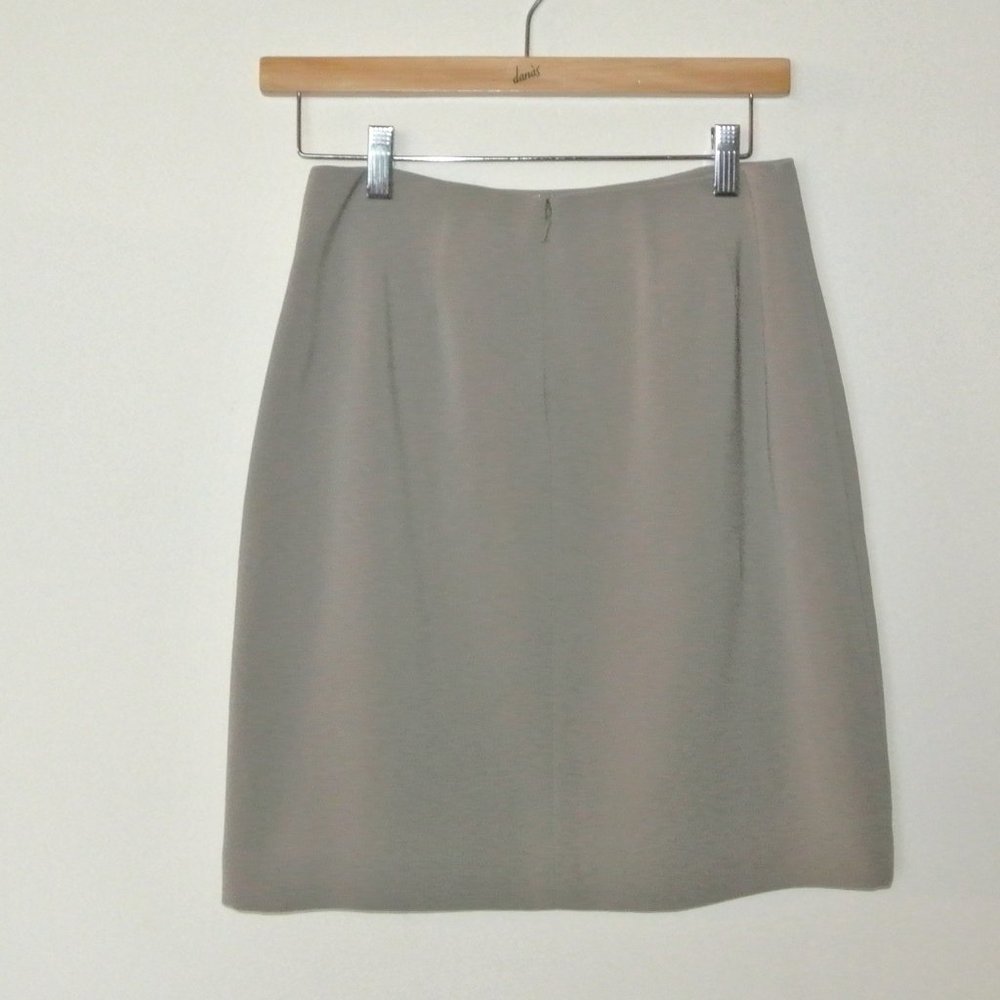 Caslon Gray Pancil Skirt Lined 4 - Picture 12 of 16